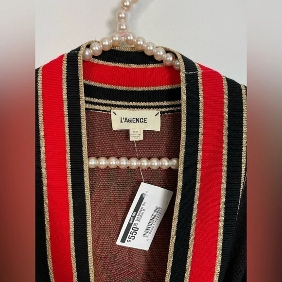 L'AGENCE Cleo Pur Amour Long Belted Cardigan - Picture 5 of 5